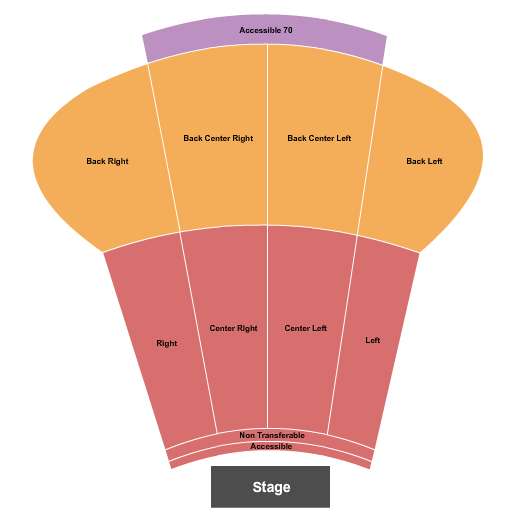 Red Rocks Amphitheatre Mana Seating Chart